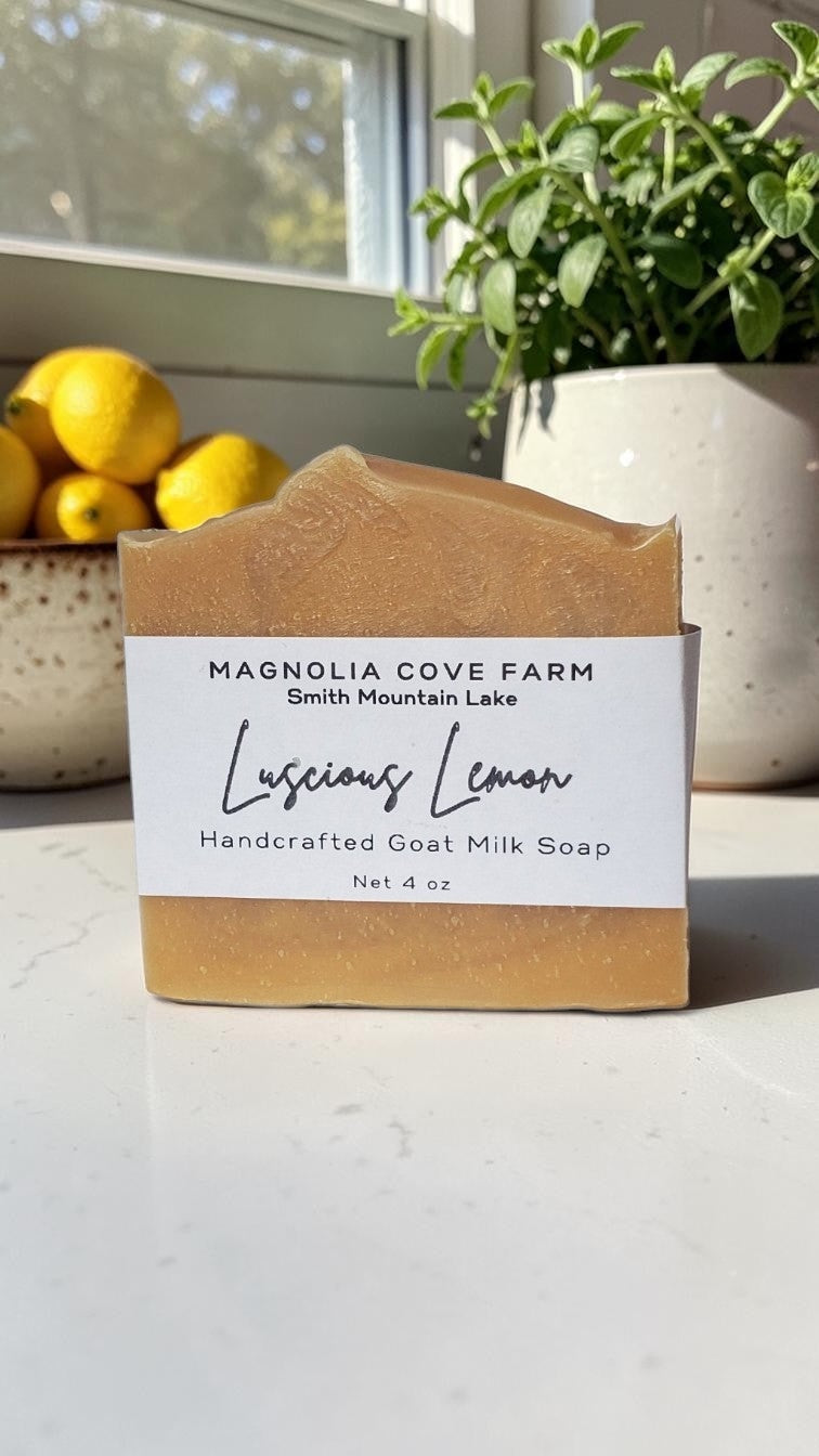 Luscious Lemon Goat Milk Soap