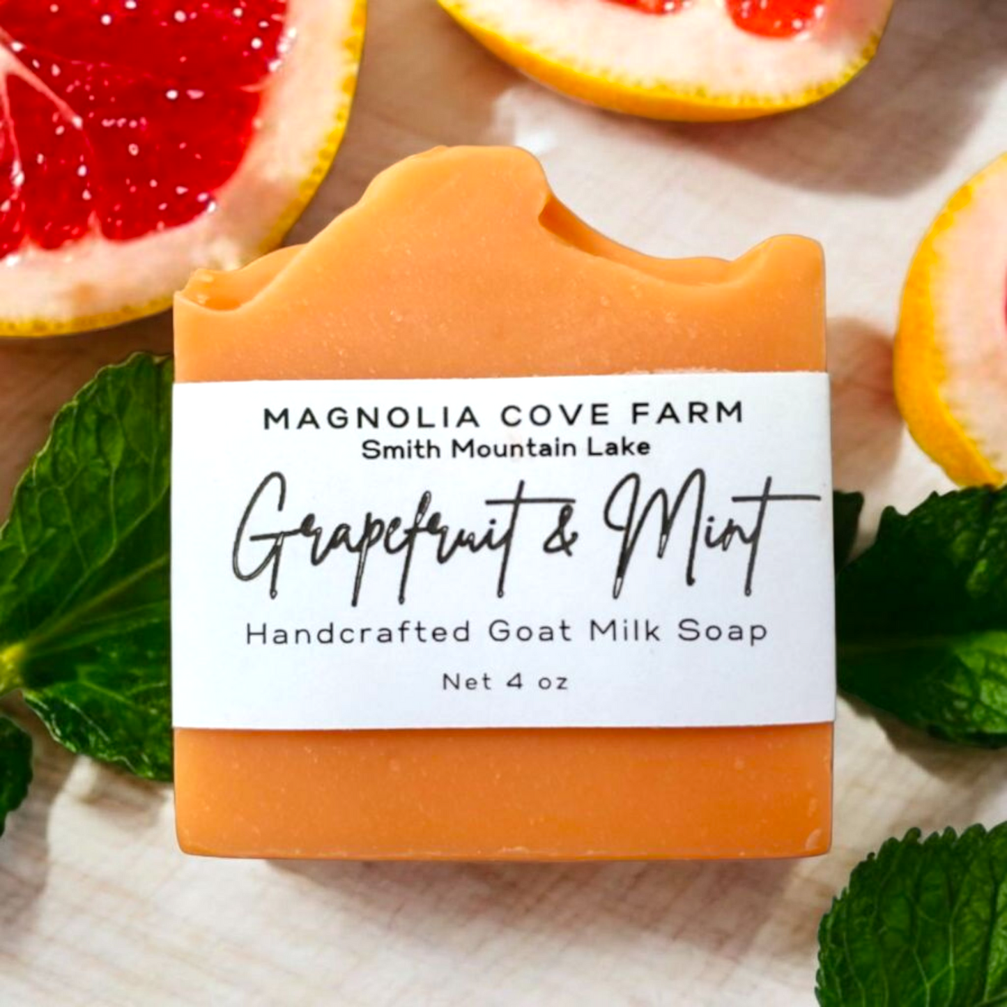 Grapefruit & Mint Goat Milk Soap