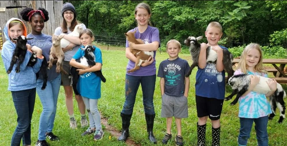 Goat Snuggle Sessions on the Farm!