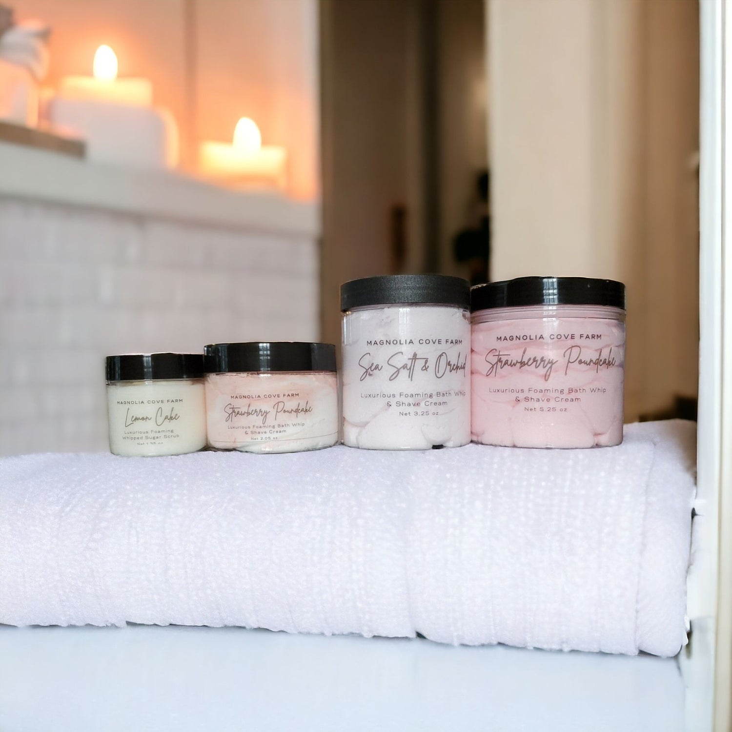Foaming Whipped Sugar Scrubs