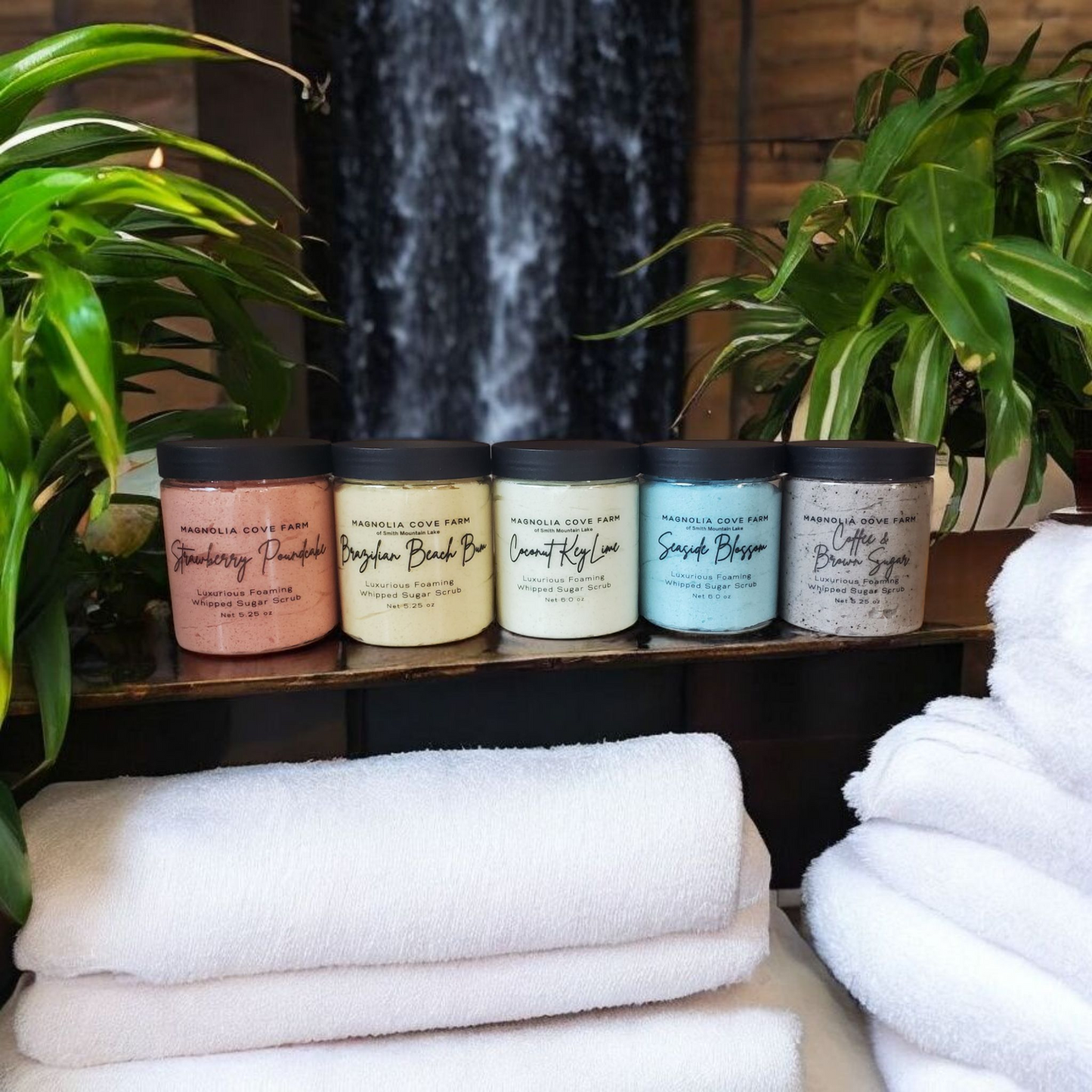 Foaming Whipped Sugar Scrubs