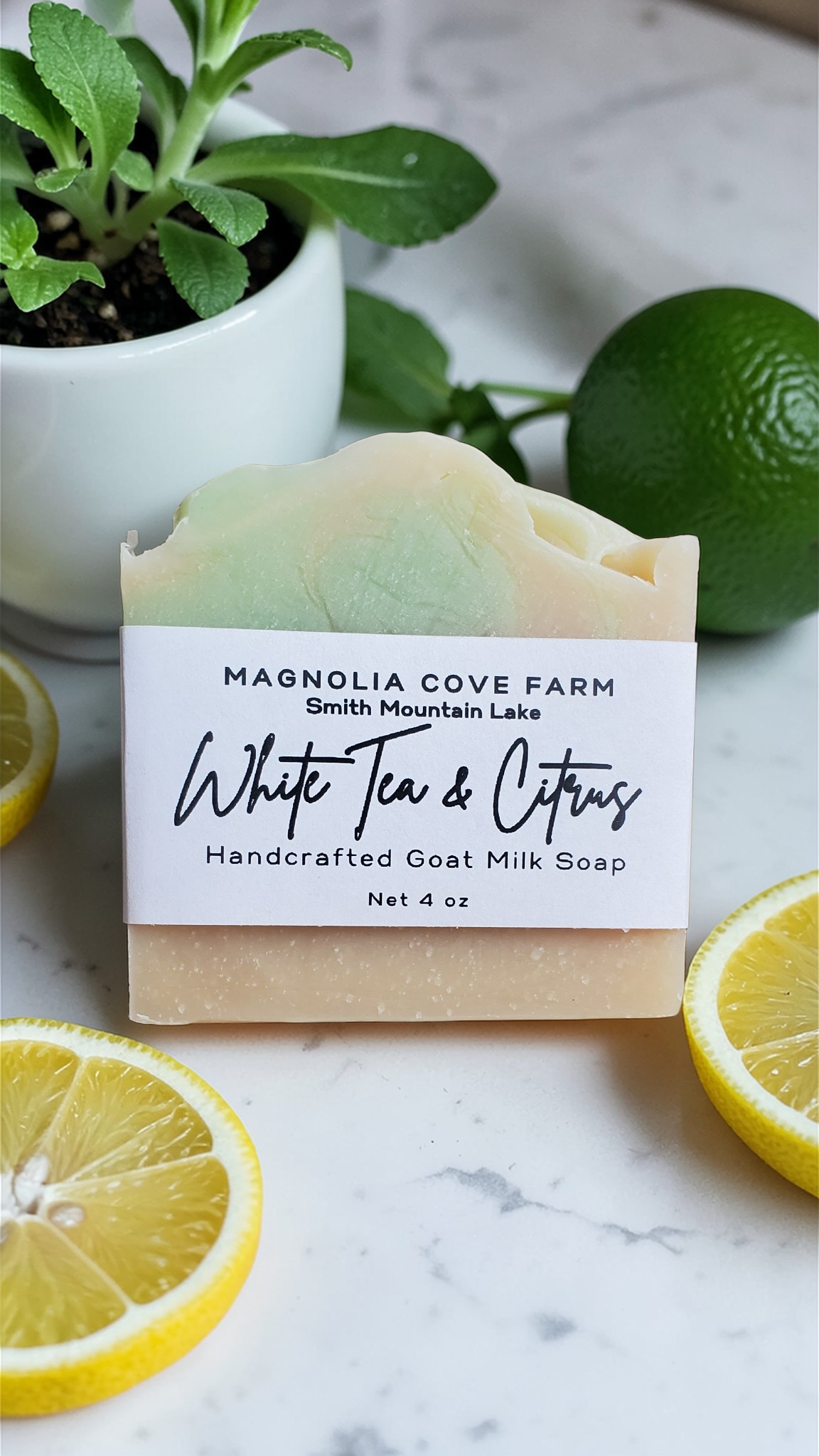 White Tea and Citrus Goat Milk Soap
