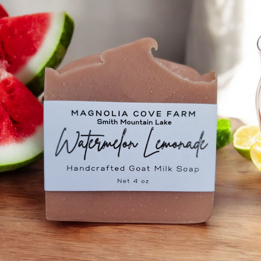 Watermelon Lemonade Goat Milk Soap
