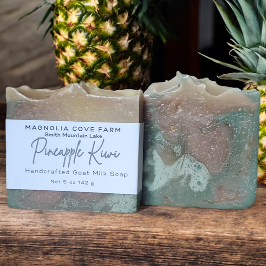 Pineapple Kiwi Goat Milk Soap